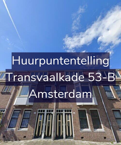 Foto gevel Huurpuntentelling voor Transvaalkade 53-B, Amsterdam