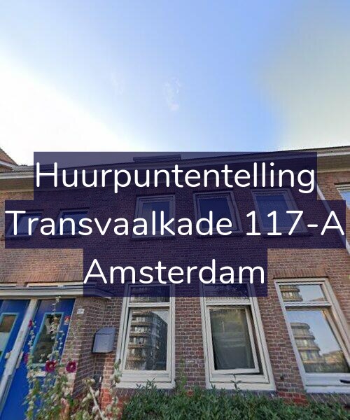 Foto gevel Huurpuntentelling voor Transvaalkade 117-A, Amsterdam