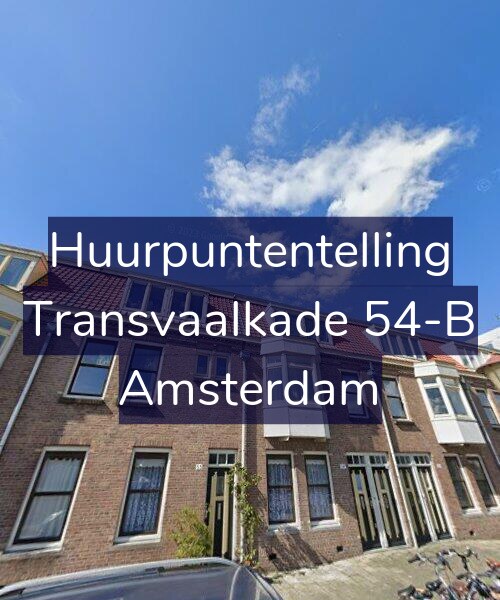 Foto gevel Huurpuntentelling voor Transvaalkade 54-B, Amsterdam