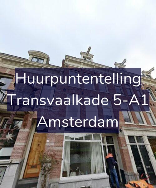 Foto gevel Huurpuntentelling voor Transvaalkade 5-A1, Amsterdam