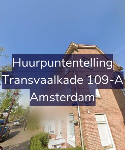 Foto gevel Huurpuntentelling voor Transvaalkade 109-A, Amsterdam