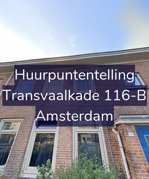 Foto gevel Huurpuntentelling voor Transvaalkade 116-B, Amsterdam
