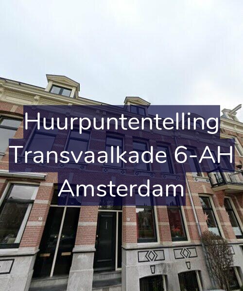 Foto gevel Huurpuntentelling voor Transvaalkade 6-AH, Amsterdam