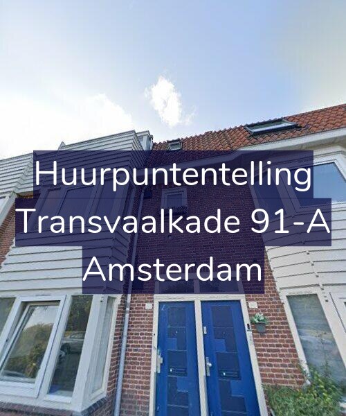 Foto gevel Huurpuntentelling voor Transvaalkade 91-A, Amsterdam