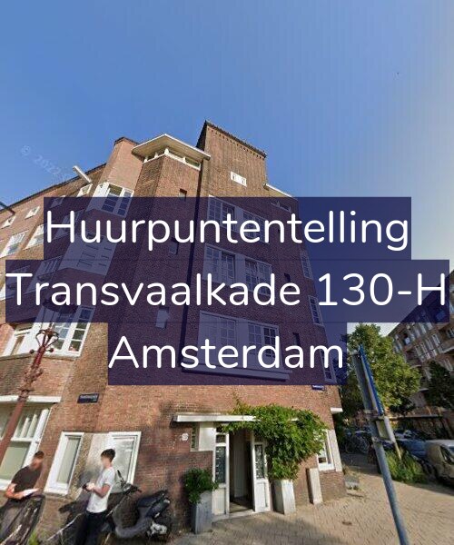 Foto gevel Huurpuntentelling voor Transvaalkade 130-H, Amsterdam
