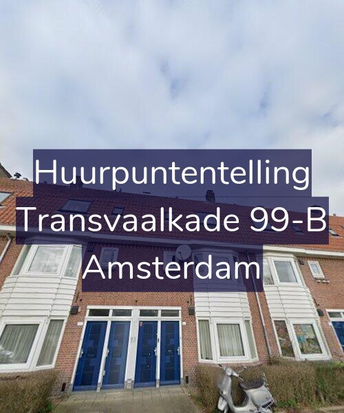 Foto gevel Huurpuntentelling voor Transvaalkade 99-B, Amsterdam