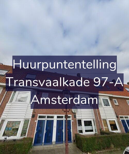 Foto gevel Huurpuntentelling voor Transvaalkade 97-A, Amsterdam