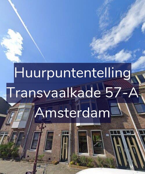 Foto gevel Huurpuntentelling voor Transvaalkade 57-A, Amsterdam