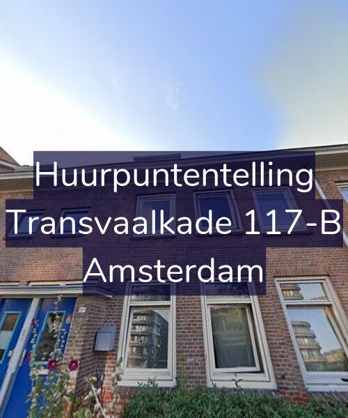 Foto gevel Huurpuntentelling voor Transvaalkade 117-B, Amsterdam