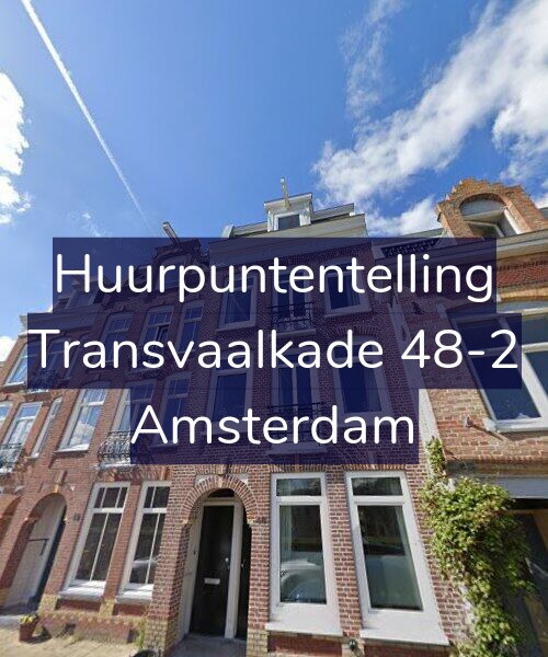 Foto gevel Huurpuntentelling voor Transvaalkade 48-2, Amsterdam
