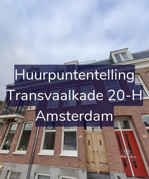 Foto gevel Huurpuntentelling voor Transvaalkade 20-H, Amsterdam