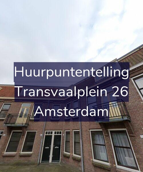 Foto gevel Huurpuntentelling voor Transvaalplein 26, Amsterdam