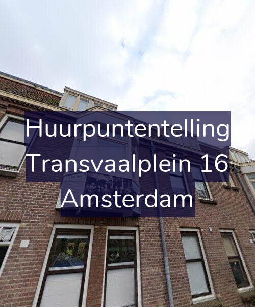 Foto gevel Huurpuntentelling voor Transvaalplein 16, Amsterdam