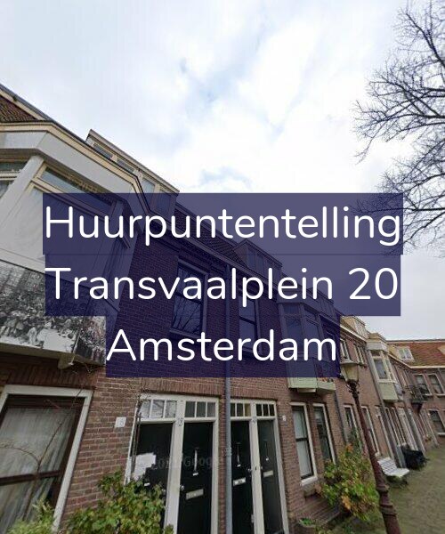 Foto gevel Huurpuntentelling voor Transvaalplein 20, Amsterdam
