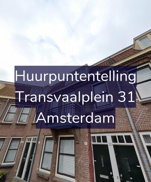 Foto gevel Huurpuntentelling voor Transvaalplein 31, Amsterdam