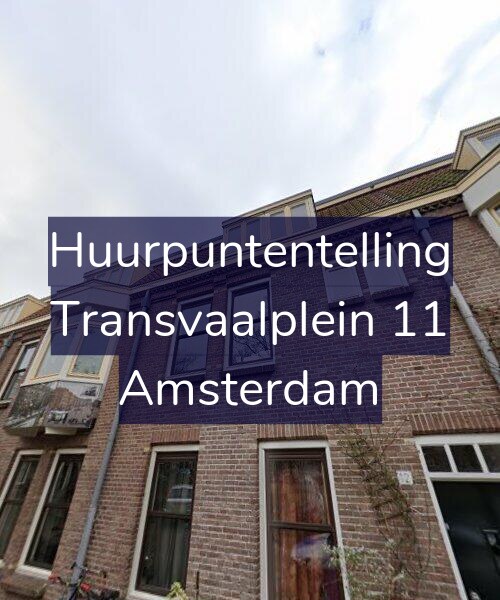 Foto gevel Huurpuntentelling voor Transvaalplein 11, Amsterdam