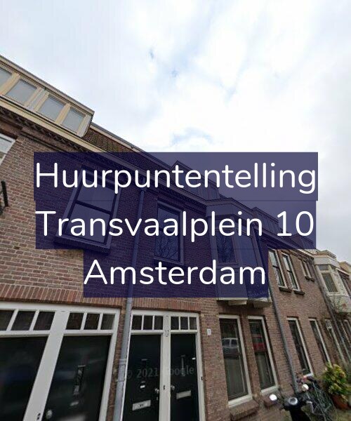 Foto gevel Huurpuntentelling voor Transvaalplein 10, Amsterdam