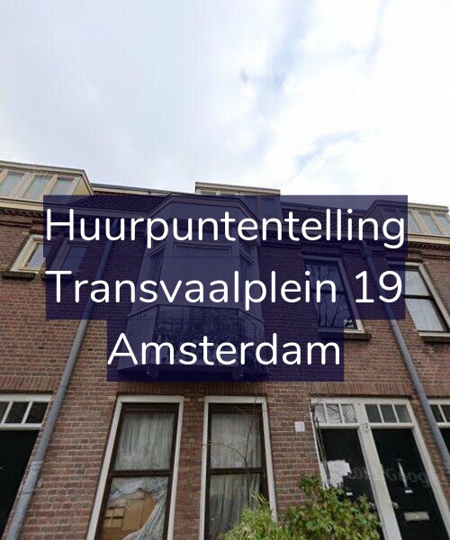 Foto gevel Huurpuntentelling voor Transvaalplein 19, Amsterdam
