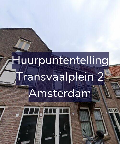 Foto gevel Huurpuntentelling voor Transvaalplein 2, Amsterdam