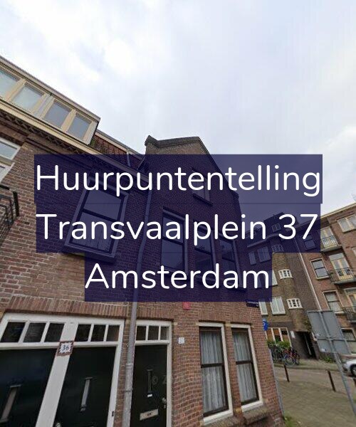 Foto gevel Huurpuntentelling voor Transvaalplein 37, Amsterdam