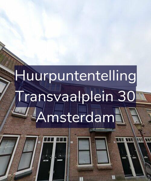 Foto gevel Huurpuntentelling voor Transvaalplein 30, Amsterdam