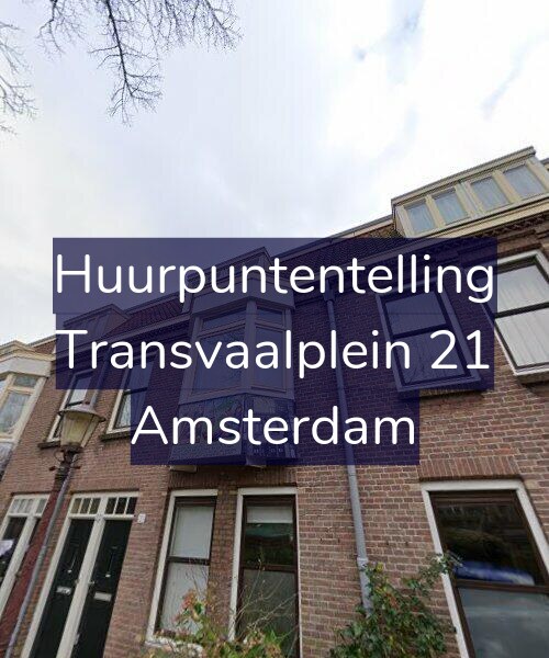 Foto gevel Huurpuntentelling voor Transvaalplein 21, Amsterdam