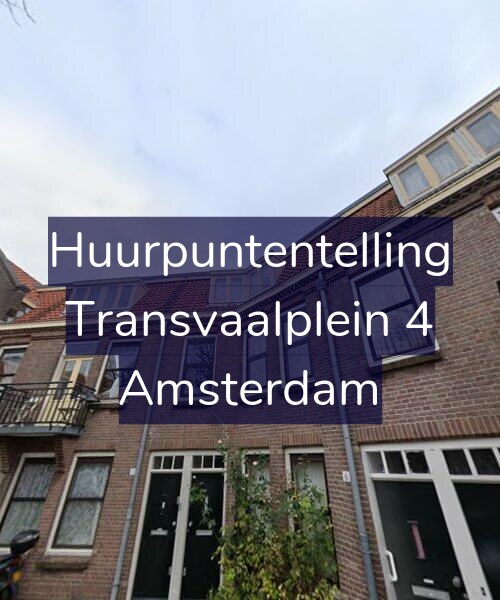 Foto gevel Huurpuntentelling voor Transvaalplein 4, Amsterdam