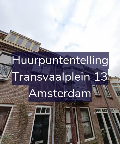 Foto gevel Huurpuntentelling voor Transvaalplein 13, Amsterdam