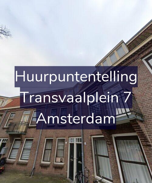 Foto gevel Huurpuntentelling voor Transvaalplein 7, Amsterdam
