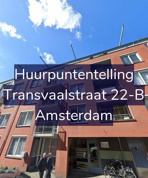 Foto gevel Huurpuntentelling voor Transvaalstraat 22-B, Amsterdam