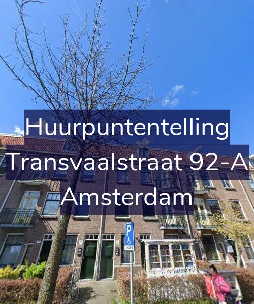Foto gevel Huurpuntentelling voor Transvaalstraat 92-A, Amsterdam