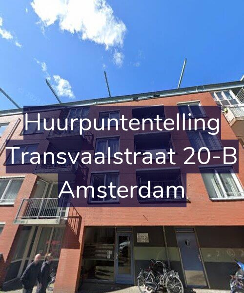 Foto gevel Huurpuntentelling voor Transvaalstraat 20-B, Amsterdam