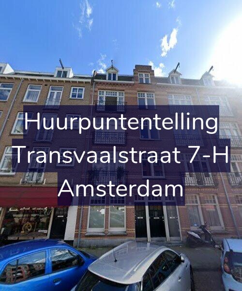 Foto gevel Huurpuntentelling voor Transvaalstraat 7-H, Amsterdam