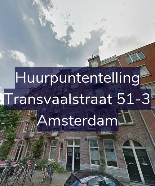 Foto gevel Huurpuntentelling voor Transvaalstraat 51-3, Amsterdam