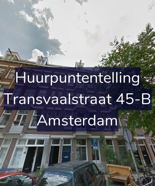 Foto gevel Huurpuntentelling voor Transvaalstraat 45-B, Amsterdam
