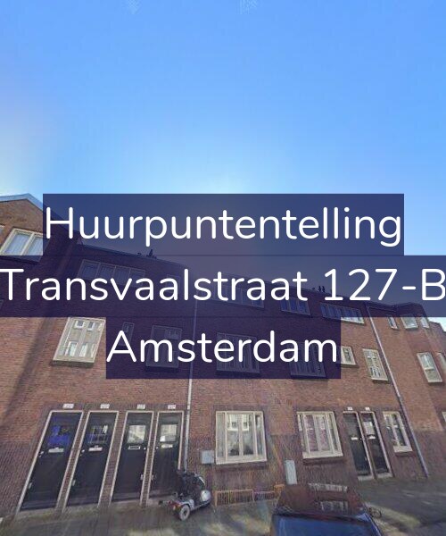 Foto gevel Huurpuntentelling voor Transvaalstraat 127-B, Amsterdam