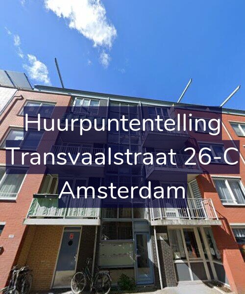 Foto gevel Huurpuntentelling voor Transvaalstraat 26-C, Amsterdam