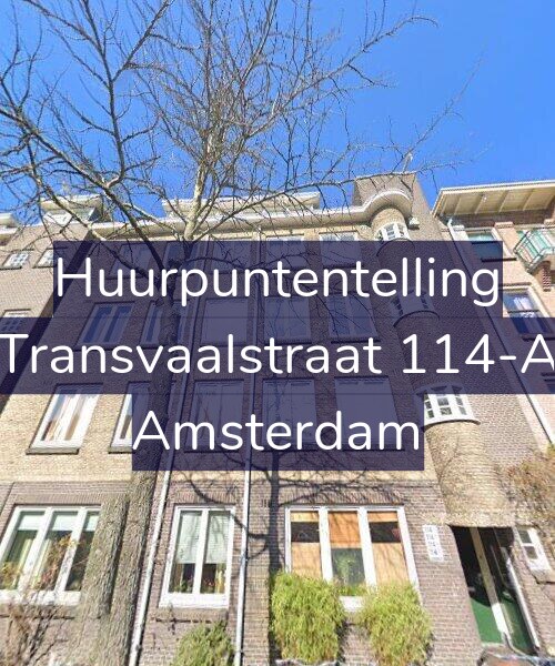 Foto gevel Huurpuntentelling voor Transvaalstraat 114-A, Amsterdam