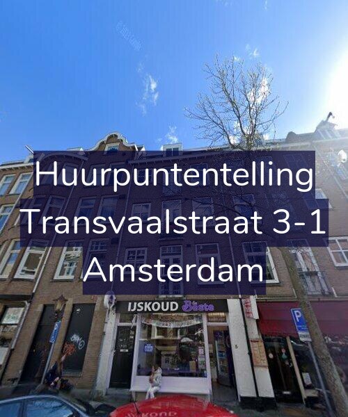 Foto gevel Huurpuntentelling voor Transvaalstraat 3-1, Amsterdam