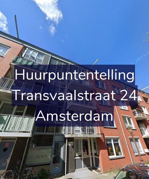 Foto gevel Huurpuntentelling voor Transvaalstraat 24, Amsterdam