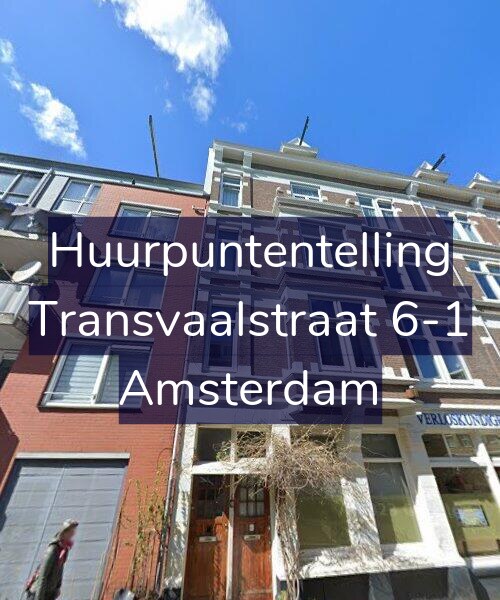 Foto gevel Huurpuntentelling voor Transvaalstraat 6-1, Amsterdam