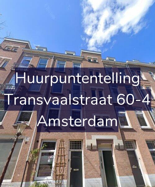 Foto gevel Huurpuntentelling voor Transvaalstraat 60-4, Amsterdam