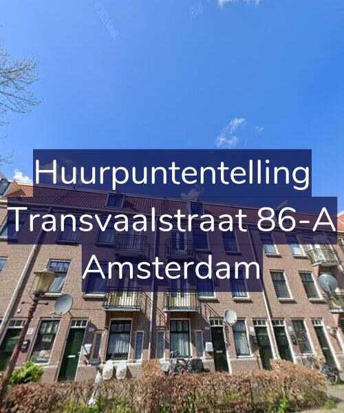 Foto gevel Huurpuntentelling voor Transvaalstraat 86-A, Amsterdam