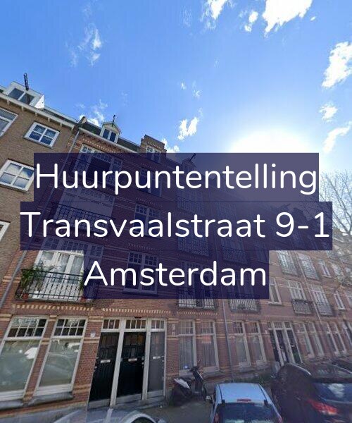 Foto gevel Huurpuntentelling voor Transvaalstraat 9-1, Amsterdam