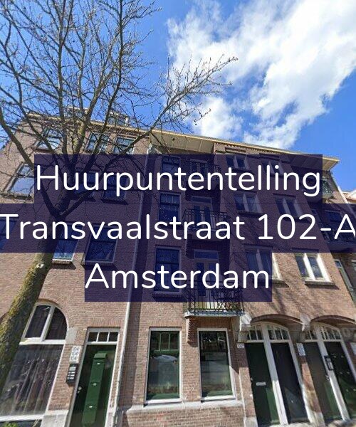 Foto gevel Huurpuntentelling voor Transvaalstraat 102-A, Amsterdam