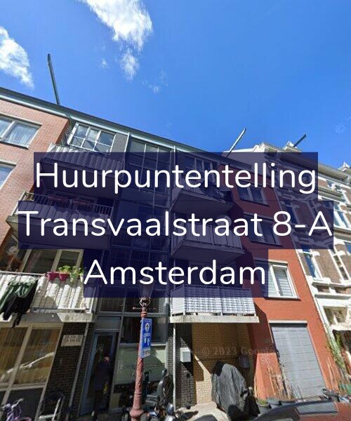 Foto gevel Huurpuntentelling voor Transvaalstraat 8-A, Amsterdam