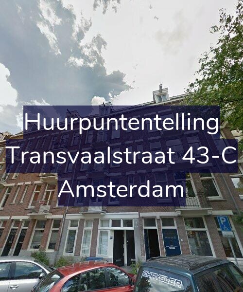 Foto gevel Huurpuntentelling voor Transvaalstraat 43-C, Amsterdam