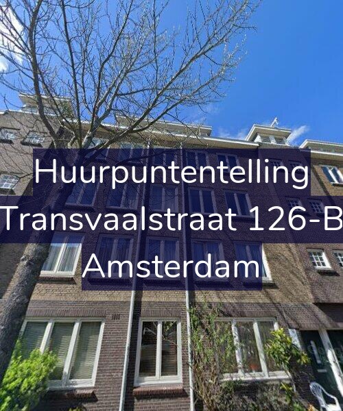 Foto gevel Huurpuntentelling voor Transvaalstraat 126-B, Amsterdam