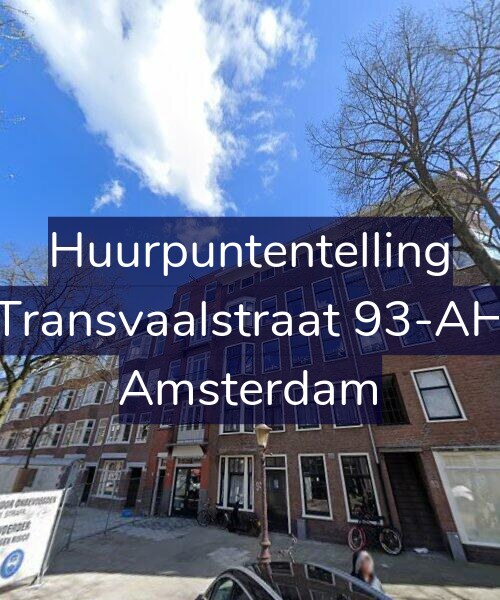 Foto gevel Huurpuntentelling voor Transvaalstraat 93-AH, Amsterdam