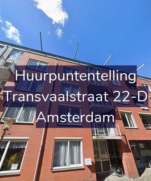 Foto gevel Huurpuntentelling voor Transvaalstraat 22-D, Amsterdam